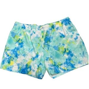 Crown & Ivy Cabana Tie Dye Swim Trunks Size XXL (40-42)